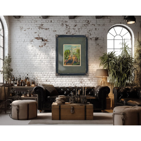In Memory of Our Fallen Heroes 1884 — Framed Wall Art Room View | Bella Frye