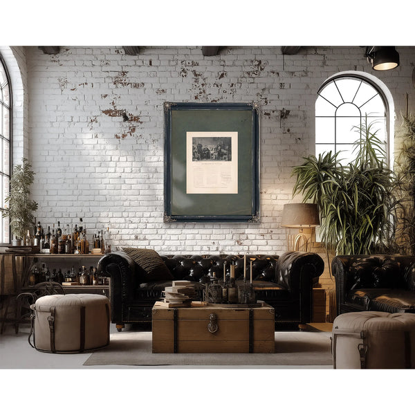 The Proclamation of Emancipation 1895 — Framed Wall Art Room View | Bella Frye