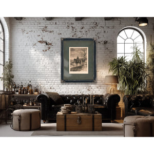 In the Dark Days Ulysses S Grant 1885 — Framed Wall Art Room View | Bella Frye