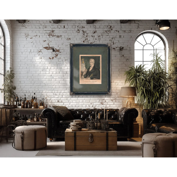 William Henry Harrison_ Ninth President of the United States 1835 1856 — Framed Wall Art Room View | Bella Frye
