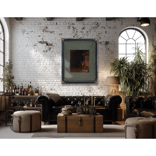The Boyhood of Lincolnan Evening in the Log Hut 1868 — Framed Wall Art Room View | Bella Frye