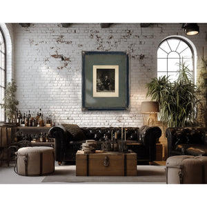 Benjamin Franklin Born in Boston Jany 17th 176 Died in Philadelphia April 17th 179 1847 — Framed Wall Art Room View | Bella F