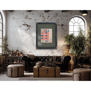 Goffs Evolution of the American Flag 197 — Framed Wall Art Room View | Bella Frye