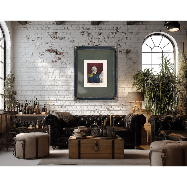 Zachary Taylor_ the Nations Choice for Twelfth President of the United States 1847 — Framed Wall Art Room View | Bella Frye