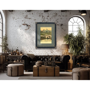 The Underground Passage at City Hall — Framed Wall Art Room View | Bella Frye