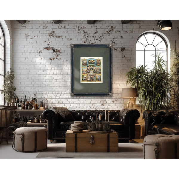 American Order of United Mechanics 19th Century — Framed Wall Art Room View | Bella Frye