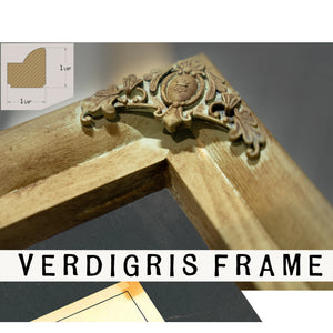 The Keepers Vigil Rockland Lake Lighthouse Blueprint — Framed Wall Art Room View | Bella Frye