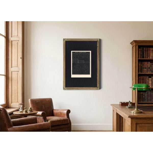 The Celestial Twins Smith's Binary Star Systems Galactic Cluster Study — Framed Wall Art Room View | Bella Frye