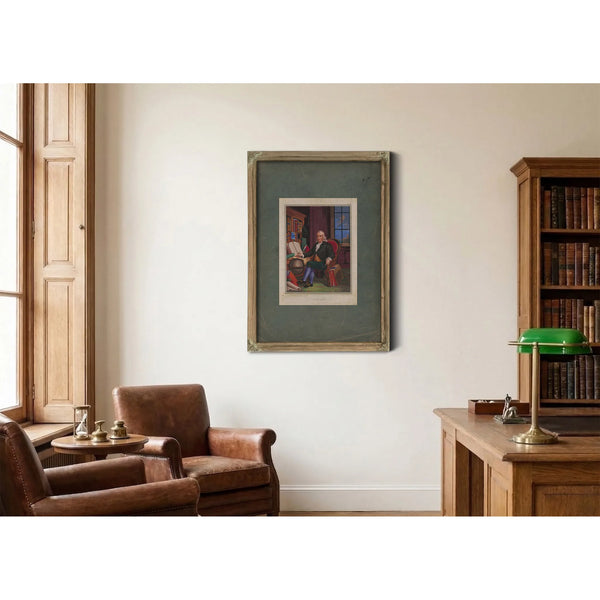 Benjamin Franklin 1842 1852 — Framed Wall Art Room View | Bella Frye