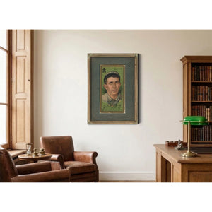 John G Kling Chicago Cubs Baseball Card Portrait — Framed Wall Art Room View | Bella Frye
