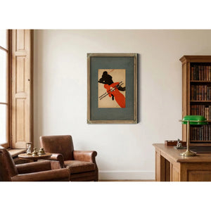 November 5 1932 Franklin Field Illustrated for the Pennsylvania Versus Pittsburgh — Framed Wall Art Room View | Bella Frye