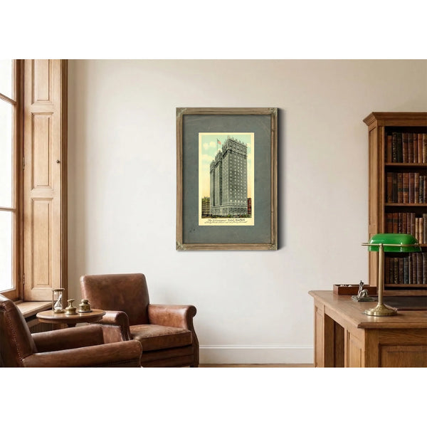 The Vanderbilt Hotel Gilded Age Manhattan Architecture Print — Framed Wall Art Room View | Bella Frye