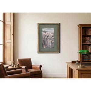 Tomorrows Metropolis a Prophecy in Steel and Sky — Framed Wall Art Room View | Bella Frye