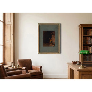 The Boyhood of Lincolnan Evening in the Log Hut 1868 — Framed Wall Art Room View | Bella Frye