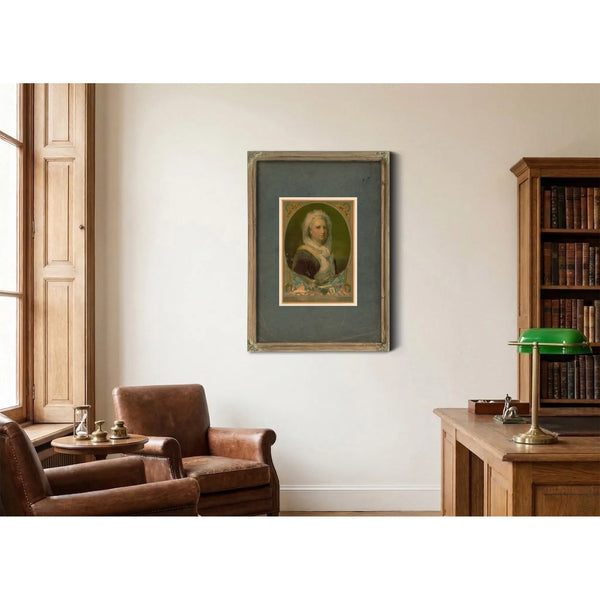 Martha Washington E Pluribus Unum 188 — Framed Wall Art Room View | Bella Frye