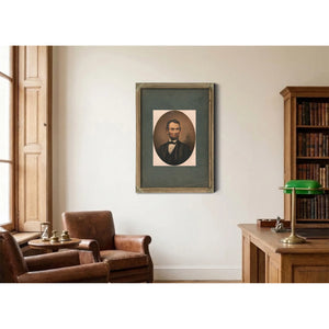 Abraham Lincoln 186 1865 1 — Framed Wall Art Room View | Bella Frye