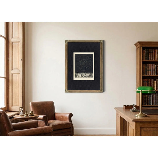 The Celestial Orrery a Lecture on the Heavenly Spheres — Framed Wall Art Room View | Bella Frye