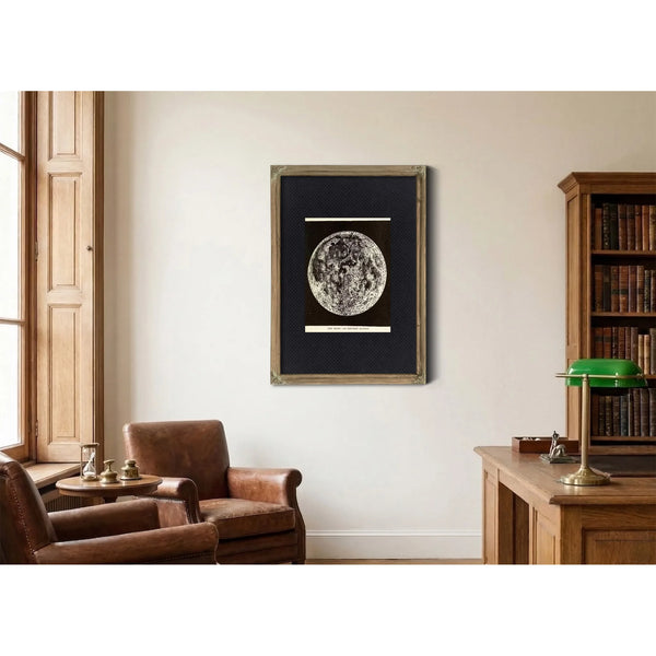 The Expired Planet Victorian Lunar Death Portrait — Framed Wall Art Room View | Bella Frye