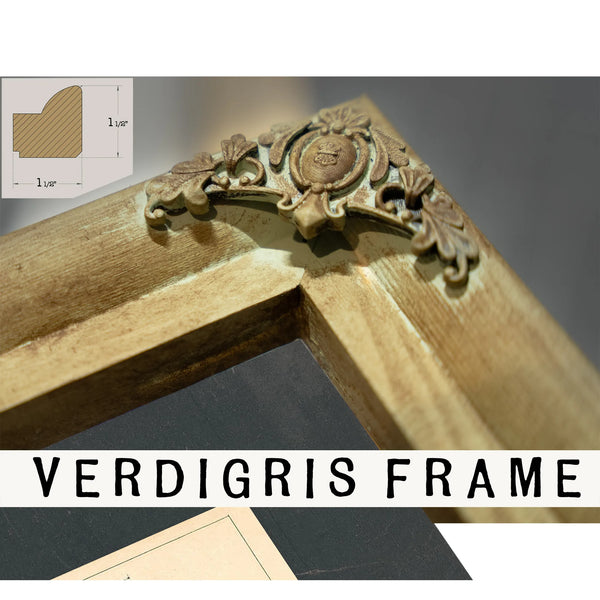 The Keepers Vigil Hilton Head Range Light Blueprint — Framed Wall Art Room View | Bella Frye