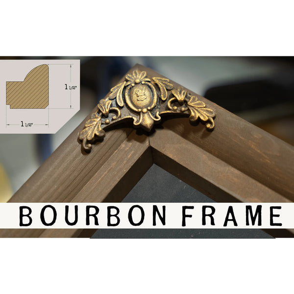 The Keepers Blueprint Blackistone Island Light Station — Framed Wall Art Room View | Bella Frye