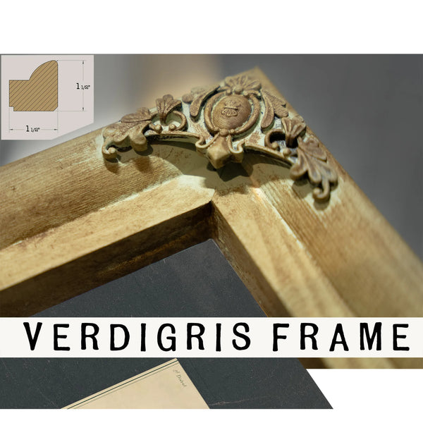 The Keepers Vigil Cape Ann Lighthouse Blueprint — Framed Wall Art Room View | Bella Frye