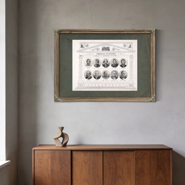 American Statesmen 1861 191 193 — Framed Wall Art Room View | Bella Frye