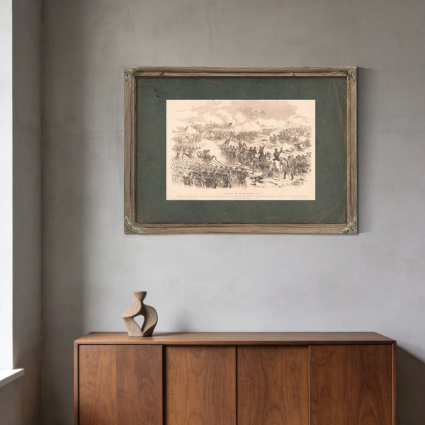 Battle of New Berne Nc 1885 — Framed Wall Art Room View | Bella Frye