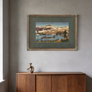Pack Train In The Wallowa Mountains Oregon — vintage wall art by Bella Frye