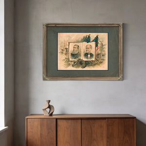 Heroes of the War 1891 — Framed Wall Art Room View | Bella Frye