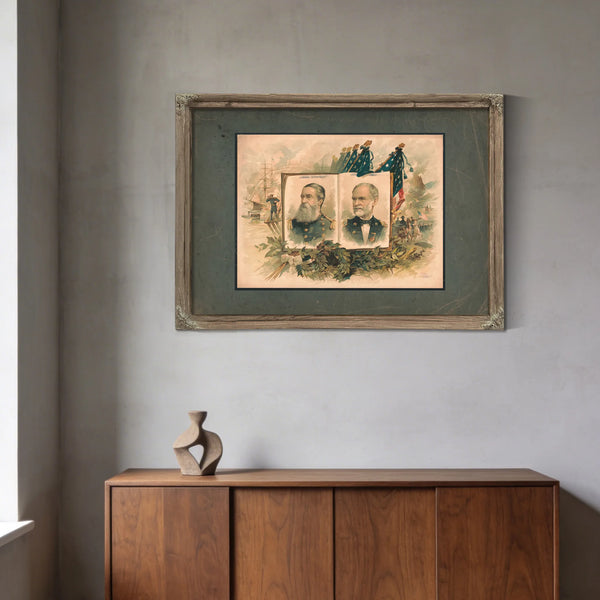 Heroes of the War 1891 — Framed Wall Art Room View | Bella Frye