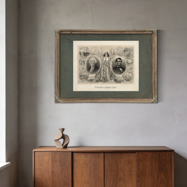 Columbias Noblest Sons 1865 — Framed Wall Art Room View | Bella Frye