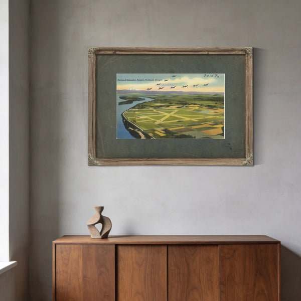 Portland Columbia Airport Portland Oregon — vintage wall art by Bella Frye
