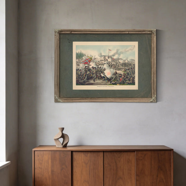 Assault on Fort Sanders 1891 — Framed Wall Art Room View | Bella Frye