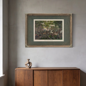 Battle of the Wildernessdesperate Fight on the Orange Ch Plank Road Near Tod — Framed Wall Art Room View | Bella Frye