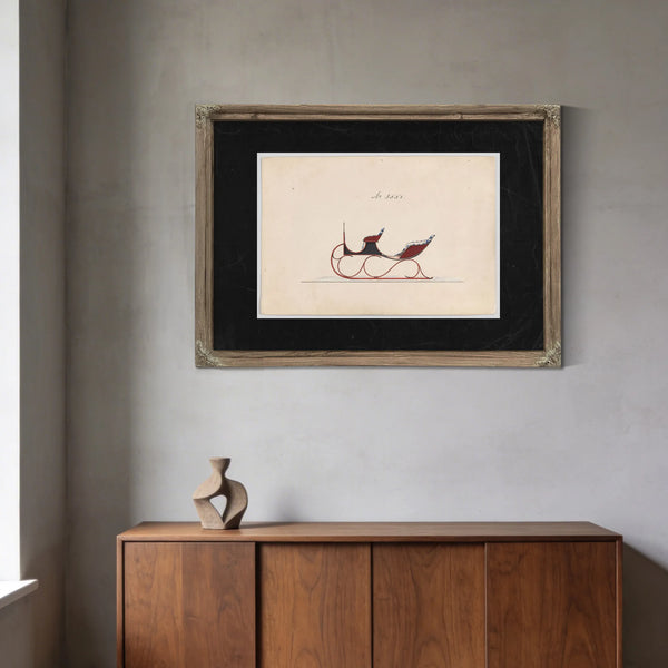 Design for Victoria Sleigh No 3551 — Framed Wall Art Room View | Bella Frye