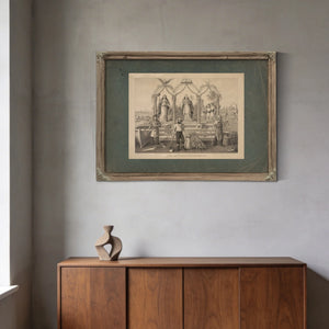 a Nations Pride a Nations Wealth 1884 — Framed Wall Art Room View | Bella Frye