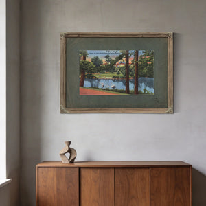 Scene In Laurelhurst Park Portland Oregon — vintage wall art by Bella Frye