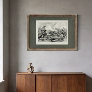 Battle of Pea Ridge Arkansas March 8th 1862 1862 — Framed Wall Art Room View | Bella Frye