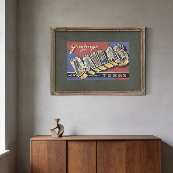 Texas Dallas — Framed Wall Art Room View | Bella Frye