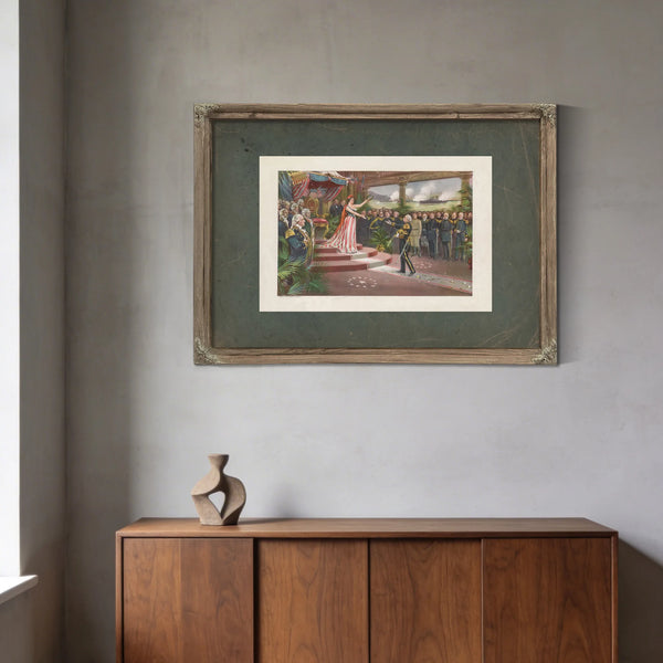 Americas Welcome to Dewey 1899 — Framed Wall Art Room View | Bella Frye