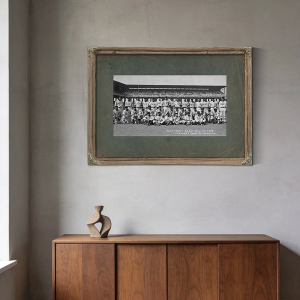 Negro League All Star Game 351e5 2 — Ebony Framed Canvas Print | Bella Frye