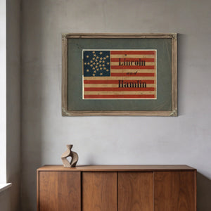 Lincoln and Hamlin 186 1 — Framed Wall Art Room View | Bella Frye