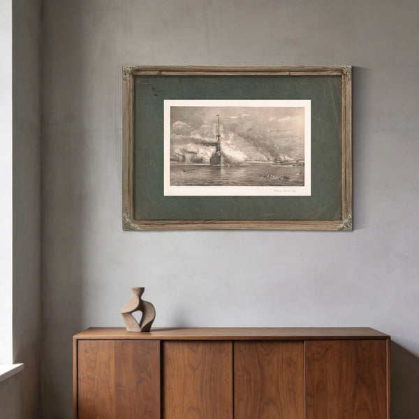 Battle of Manila Bay 1898 — Framed Wall Art Room View | Bella Frye