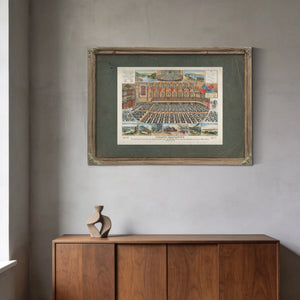 Grand Banquet Given by the Citizens of Cincinnati to the Visiting Merchants — Framed Wall Art Room View | Bella Frye