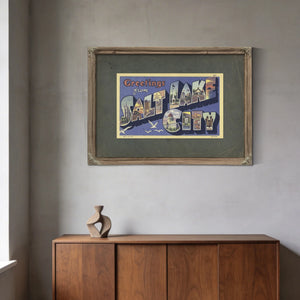 Utah Salt Lake City — Framed Wall Art Room View | Bella Frye