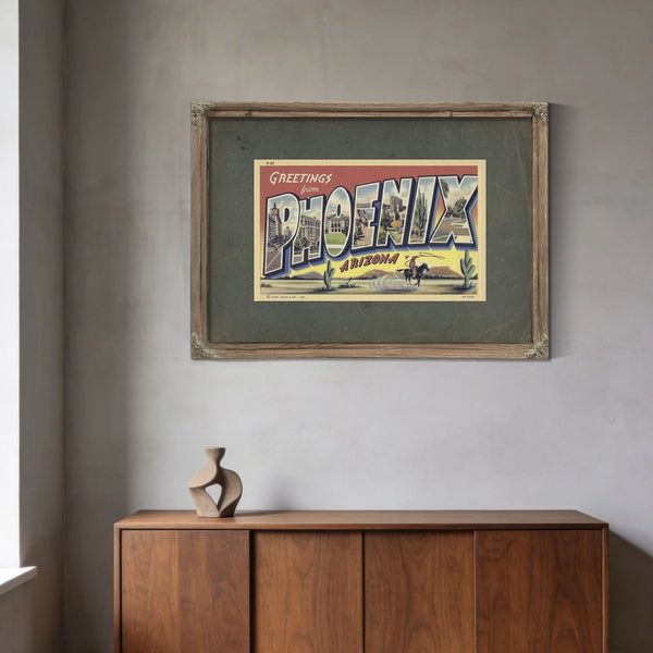 Arizona Phoenix — Framed Wall Art Room View | Bella Frye