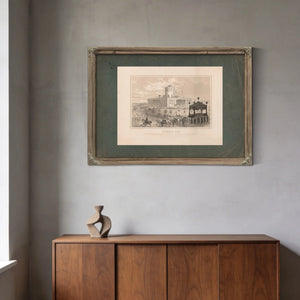 Funeral Car of President Abraham Lincoln Passing the State House at Columbus — Framed Wall Art Room View | Bella Frye