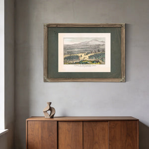 Flight of the Mexican Army at the Battle of Buena Vista Feb 23 1847 1847 — Framed Wall Art Room View | Bella Frye