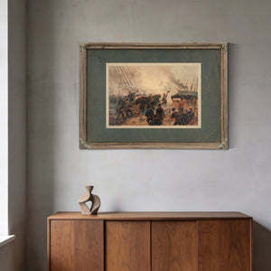 Kearsarce and Alabama 1887 — Framed Wall Art Room View | Bella Frye