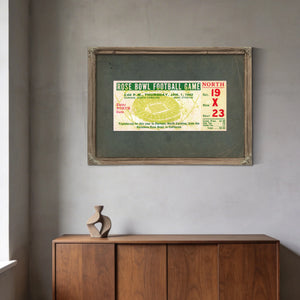 Rose Bowl Ticket 634918929 66fd9c — Framed Wall Art Room View | Bella Frye